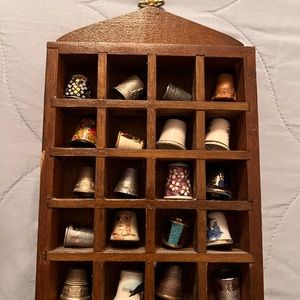 Sewing thimbles collection